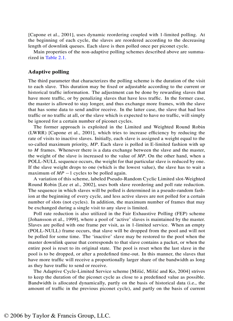 image for page Performance Modeling and Analysis of Bluetooth Networks Polling Scheduling and Traffic Control