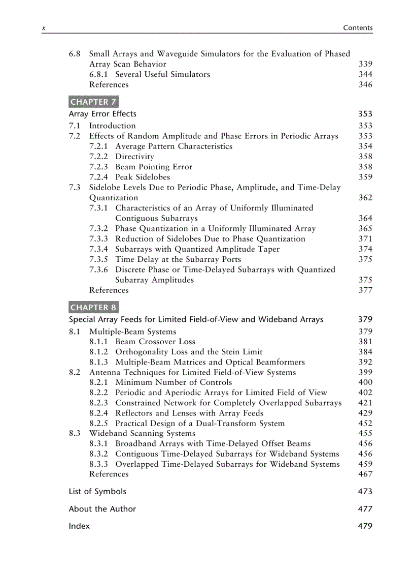 image for page Phased Array Antenna Handbook Second Edition
