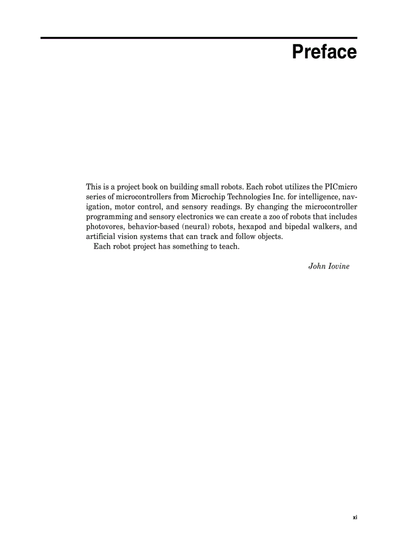 image for page PIC Robotics A Beginners Guide to Robotics Projects Using the PIC Micro