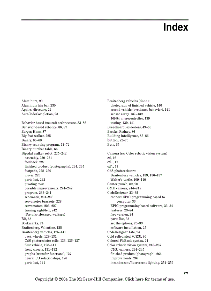 image for page PIC Robotics A Beginners Guide to Robotics Projects Using the PIC Micro