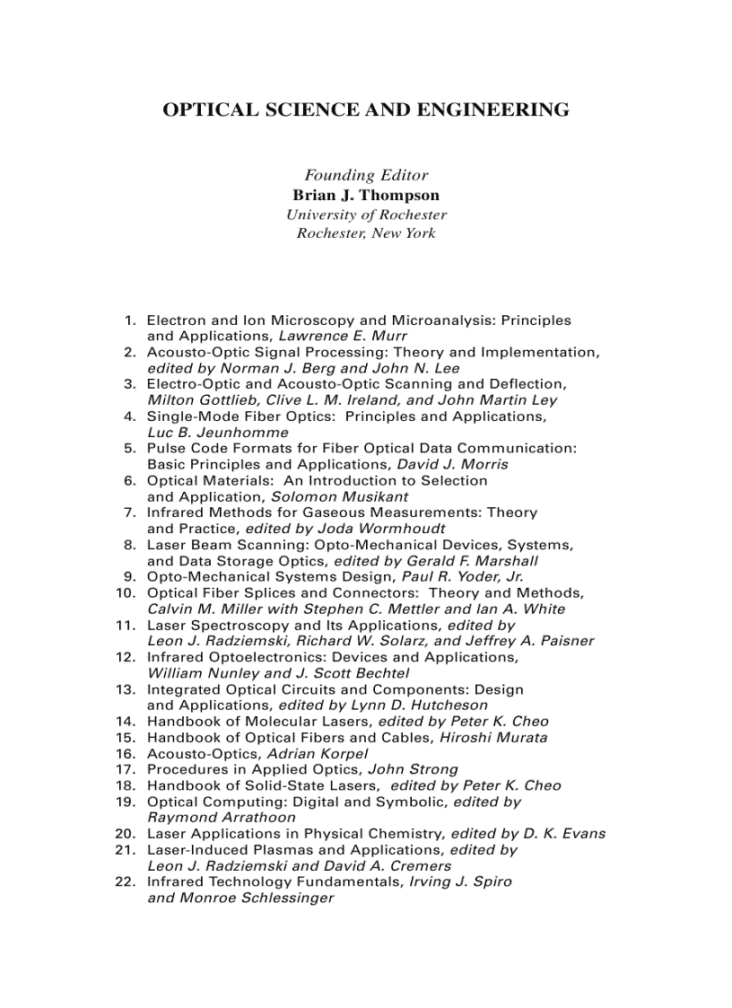 image for page Polarimetric Radar Imaging From Basics to Applications Optical Science and Engineering