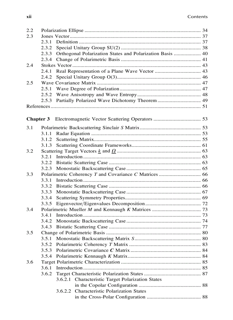 image for page Polarimetric Radar Imaging From Basics to Applications Optical Science and Engineering