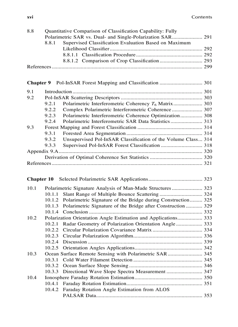 image for page Polarimetric Radar Imaging From Basics to Applications Optical Science and Engineering
