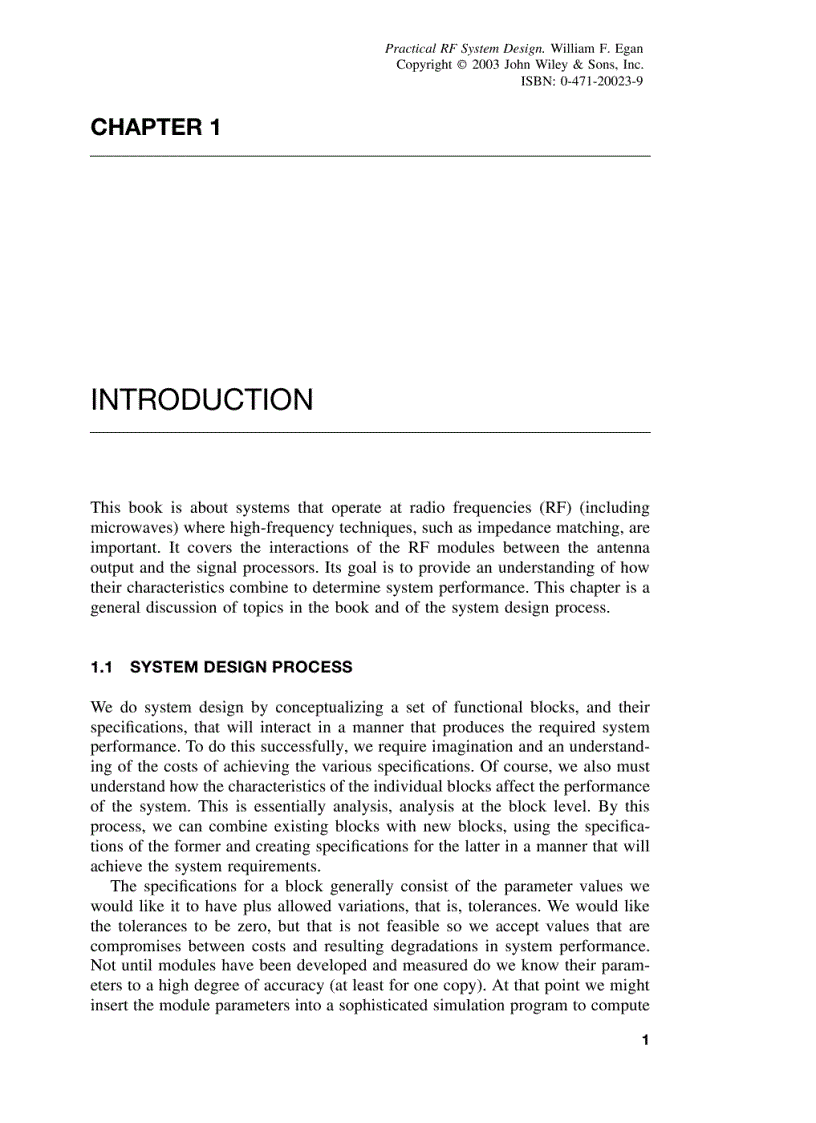 image for page Practical Rf System Design