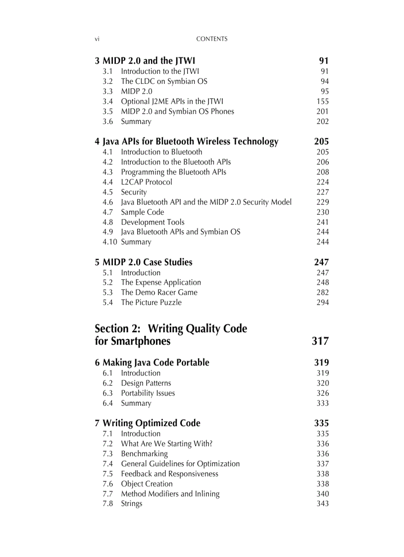 image for page Programming Java 2 Micro Edition for Symbian OS