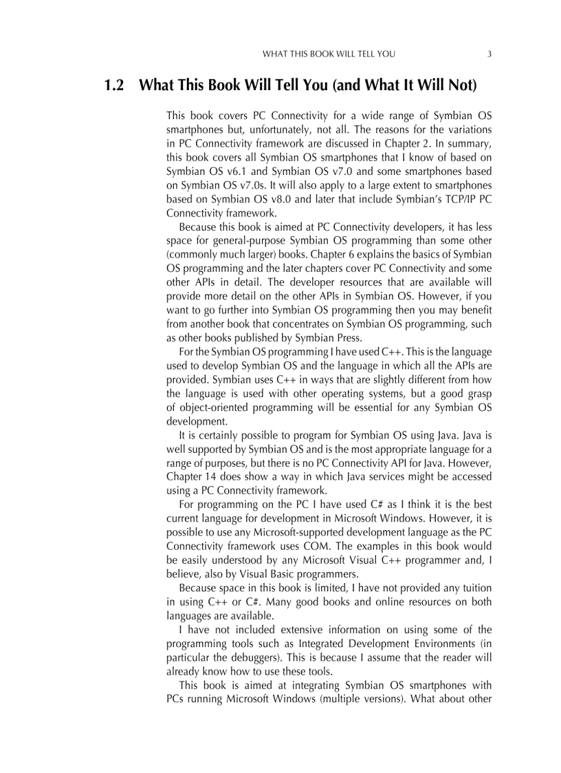 image for page Programming PC Connectivity Applications for Symbian OS Smartphone Synchronization and Connectivity for Enterprise and Application Developers