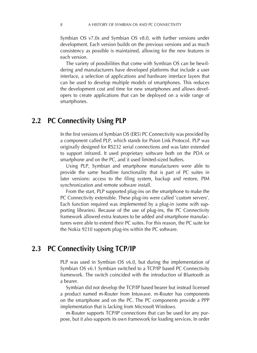 image for page Programming PC Connectivity Applications for Symbian OS Smartphone Synchronization and Connectivity for Enterprise and Application Developers