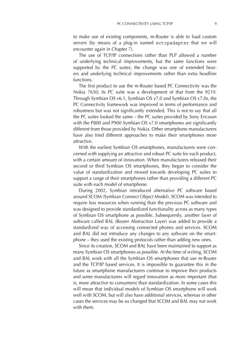 image for page Programming PC Connectivity Applications for Symbian OS Smartphone Synchronization and Connectivity for Enterprise and Application Developers
