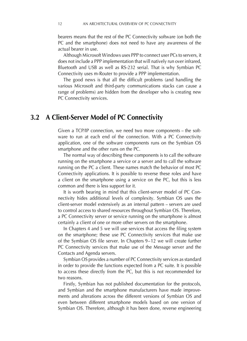 image for page Programming PC Connectivity Applications for Symbian OS Smartphone Synchronization and Connectivity for Enterprise and Application Developers