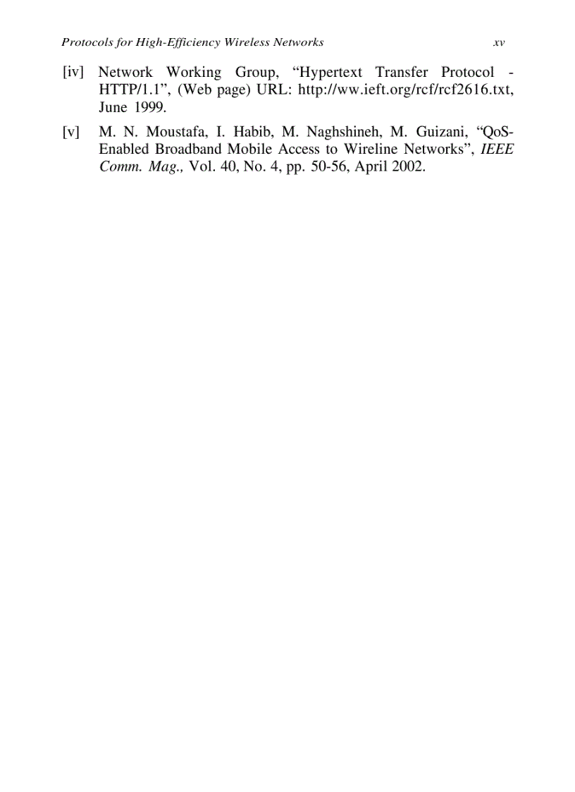 image for page Protocols For High Efficiency Wireless Networks