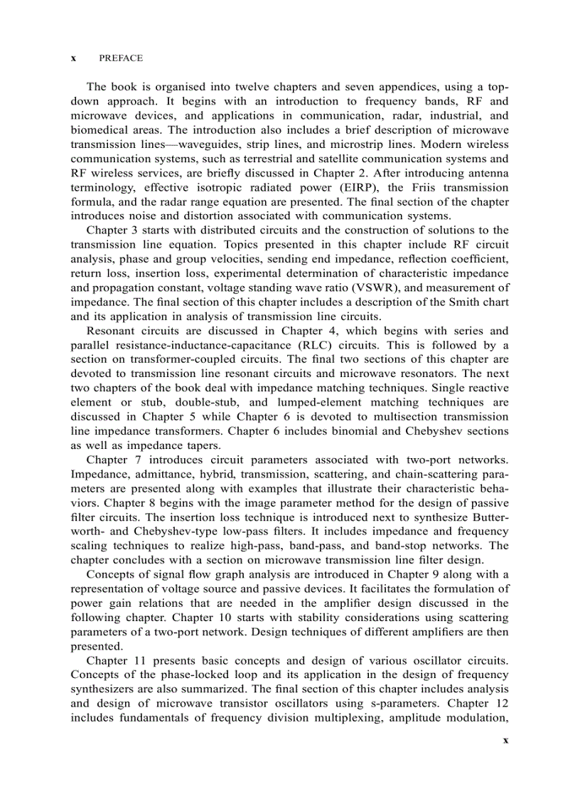 image for page Radio Frequency and Microwave Communication Circuits Analysis and Design 1