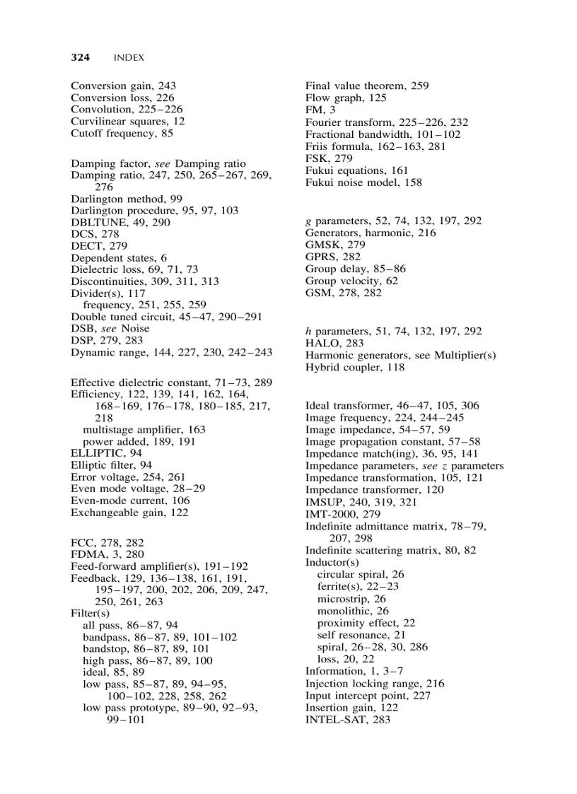 image for page Radio Frequency Circuit Design
