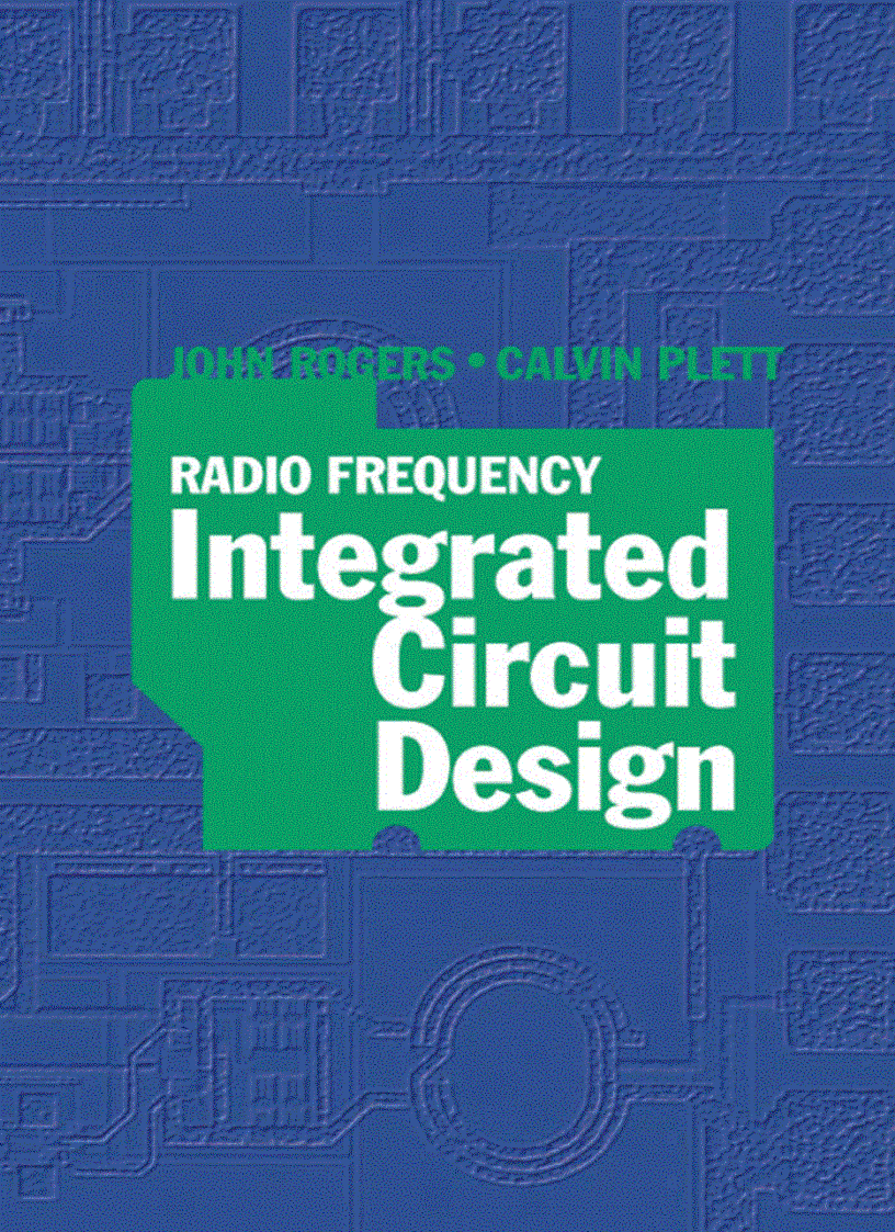 image for page Radio Frequency Integrated Circuit Design
