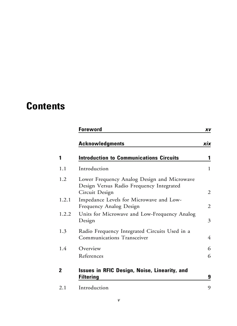 image for page Radio Frequency Integrated Circuit Design
