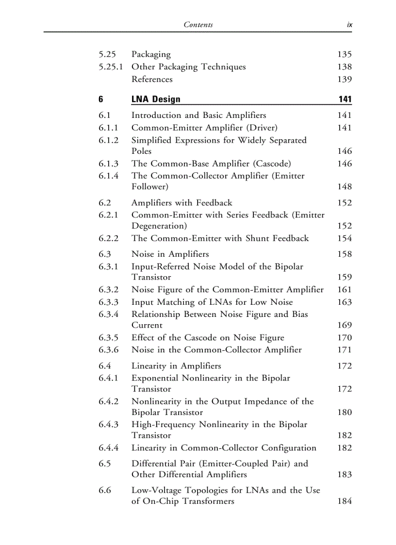 image for page Radio Frequency Integrated Circuit Design