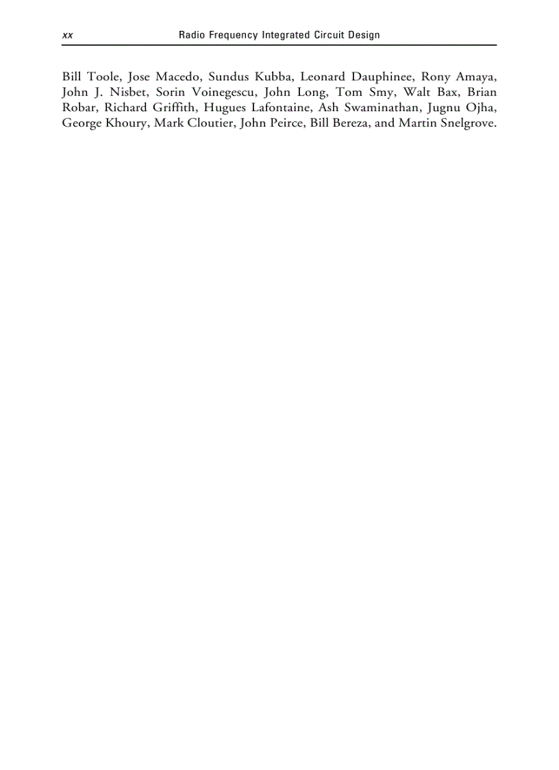 image for page Radio Frequency Integrated Circuit Design
