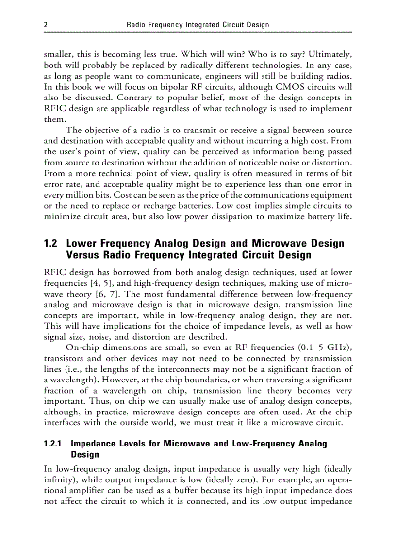 image for page Radio Frequency Integrated Circuit Design