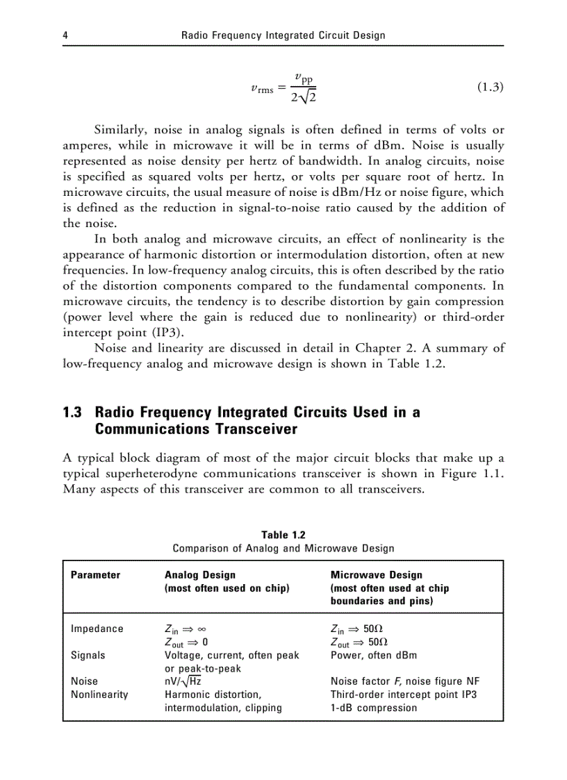 image for page Radio Frequency Integrated Circuit Design