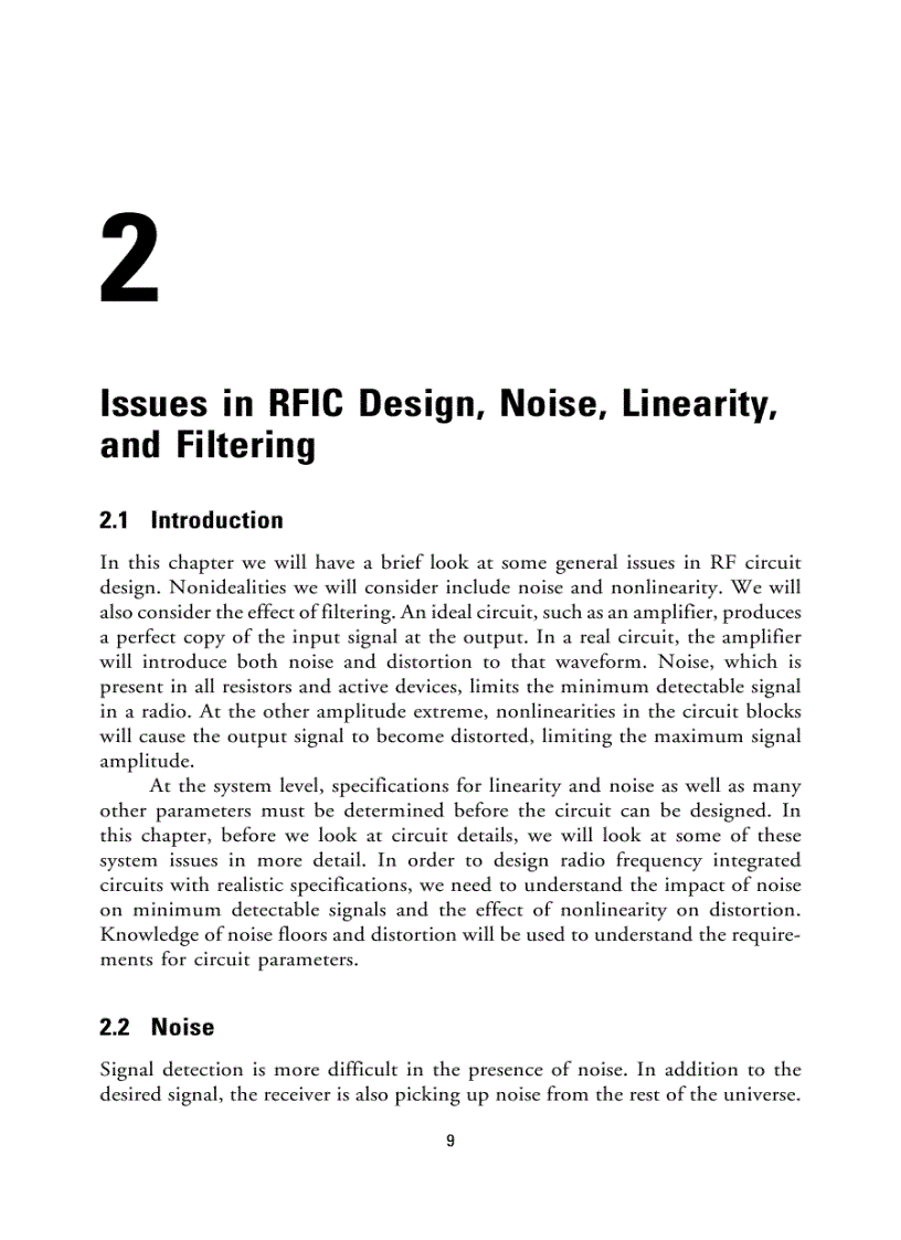image for page Radio Frequency Integrated Circuit Design