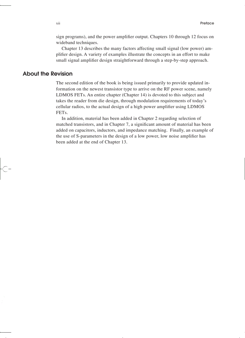 image for page Radio Frequency Transistors Second Edition Principles and Practical Applications