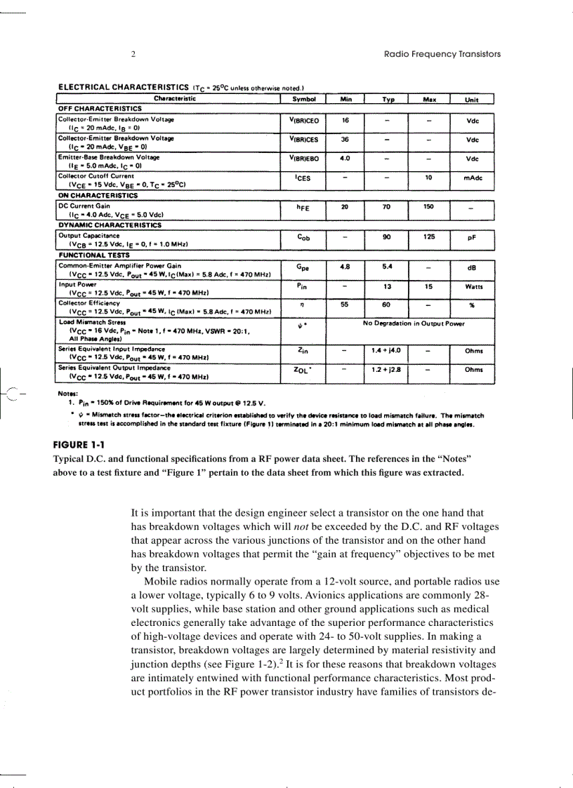 image for page Radio Frequency Transistors Second Edition Principles and Practical Applications