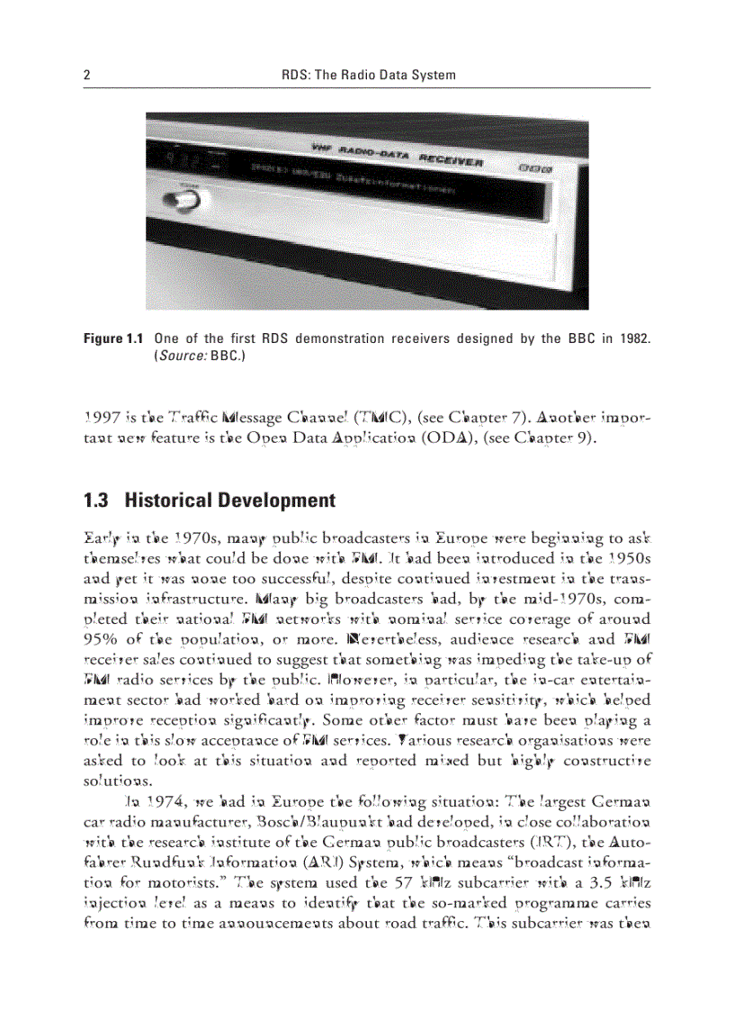 image for page RDS The Radio Data System