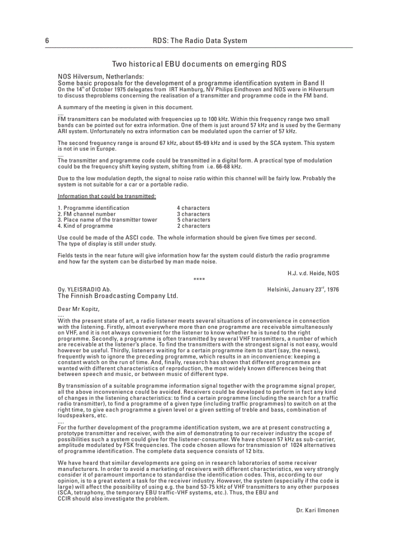 image for page RDS The Radio Data System