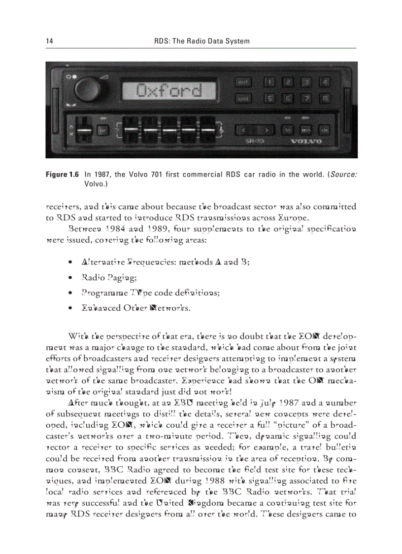 image for page RDS The Radio Data System