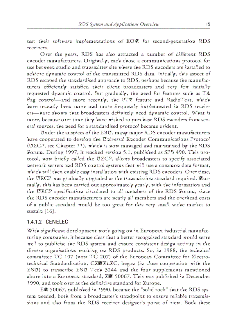 image for page RDS The Radio Data System