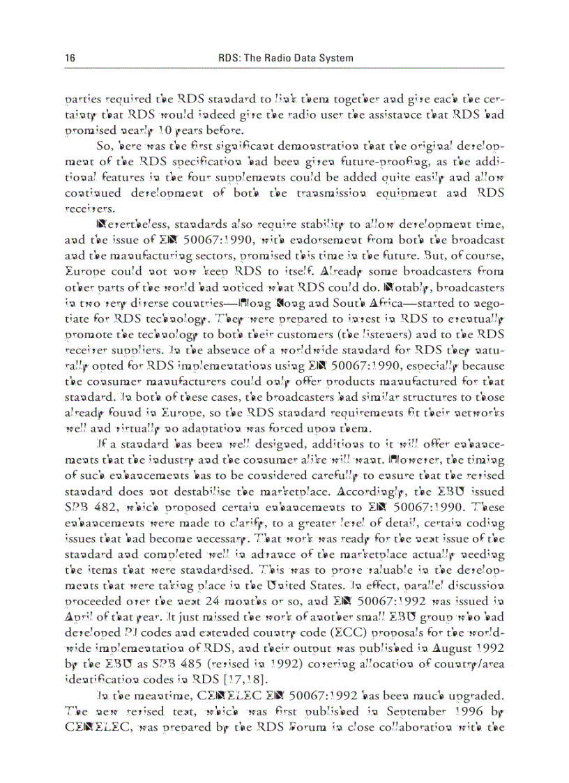 image for page RDS The Radio Data System