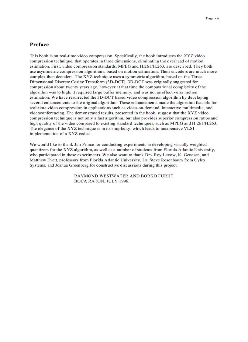 image for page Real Time Video Compression Techniques And Algorithms