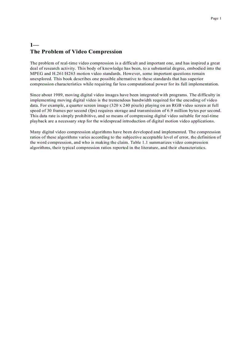 image for page Real Time Video Compression Techniques And Algorithms