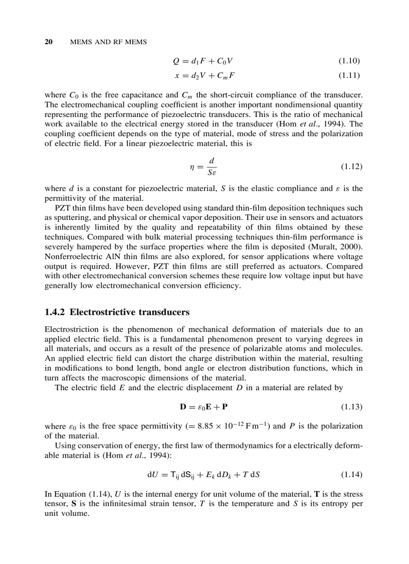 image for page RF MEMS and Their Applications