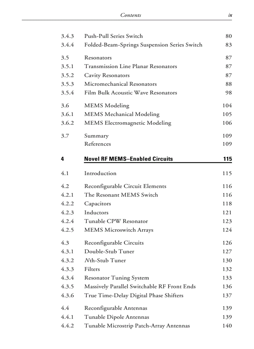 image for page RF MEMS Circuit Design for Wireless Communications