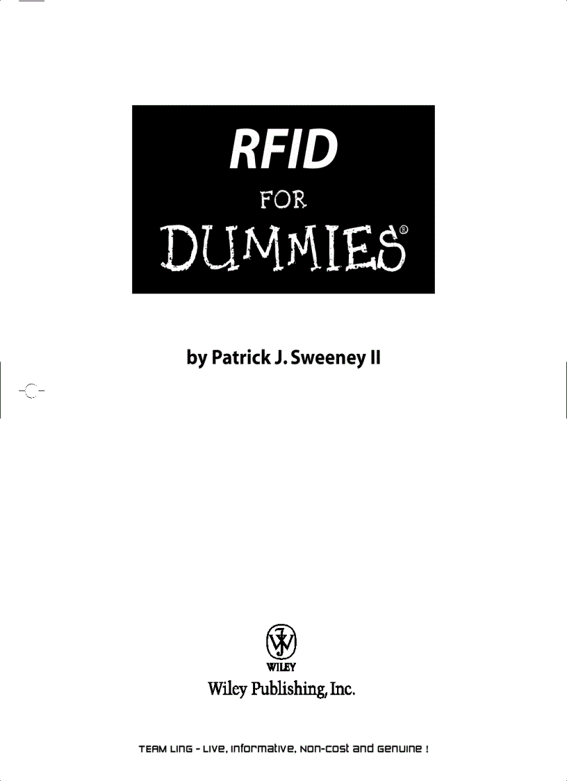 RFID For Dummies