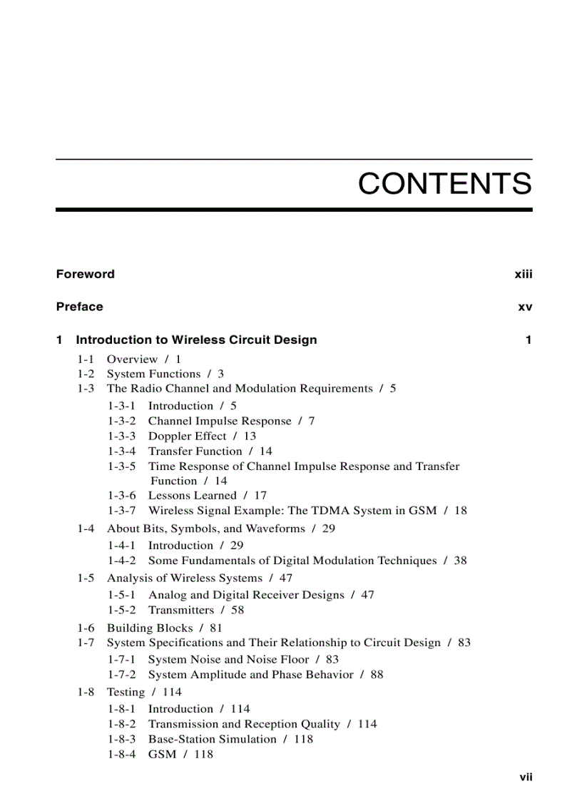 image for page RF Microwave Circuit Design for Wireless Applications