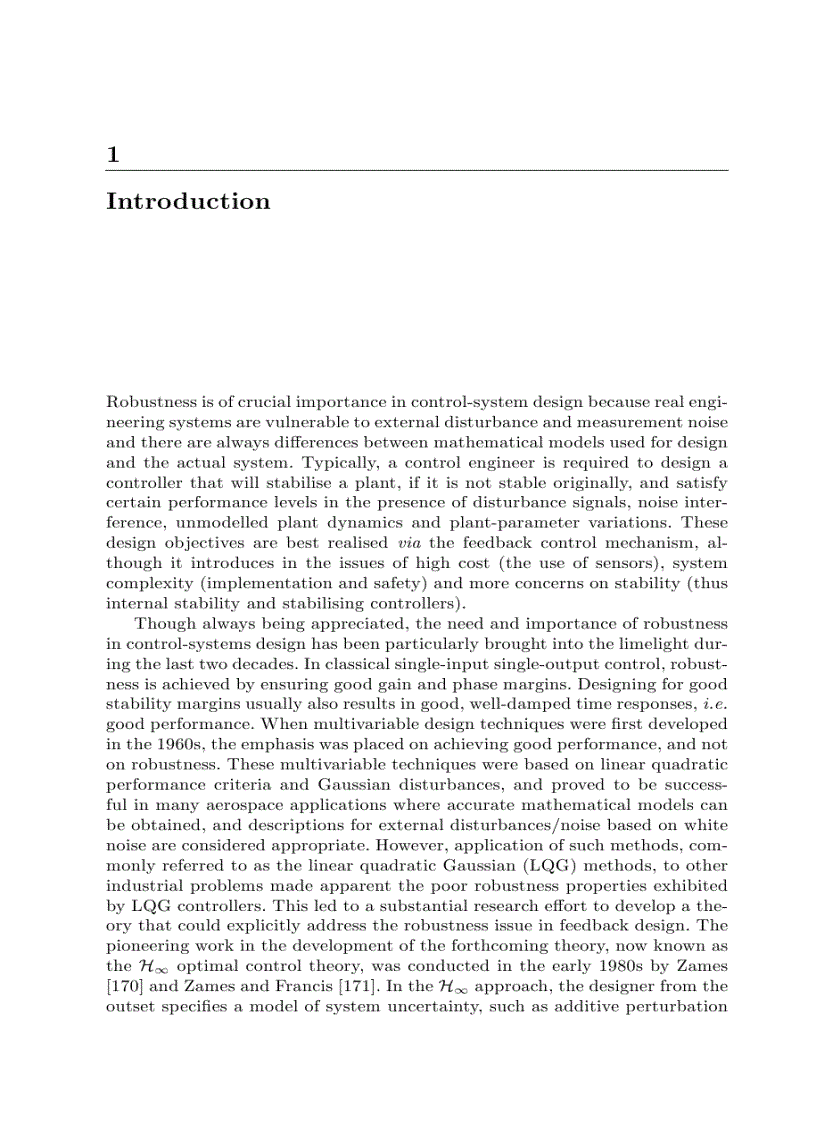 image for page Robust Control Design with MATLAB