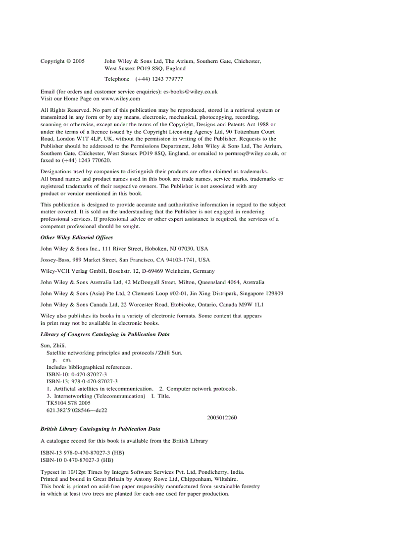 image for page Satellite Networking Principles and Protocols