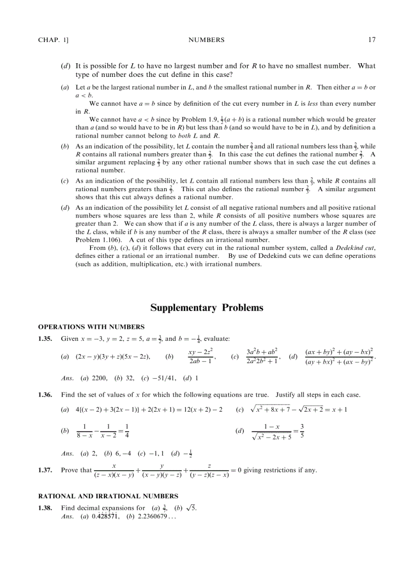 image for page Schaum s Outline of Advanced Calculus Second Edition