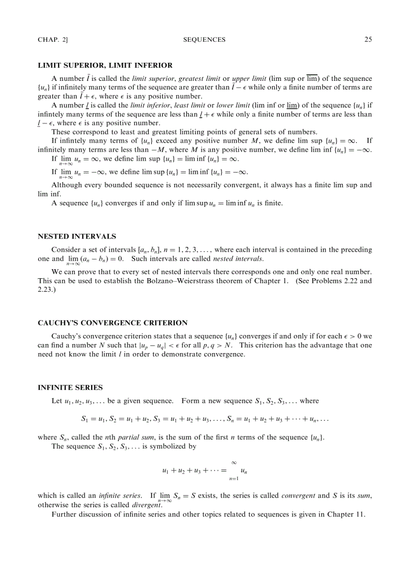 image for page Schaum s Outline of Advanced Calculus Second Edition