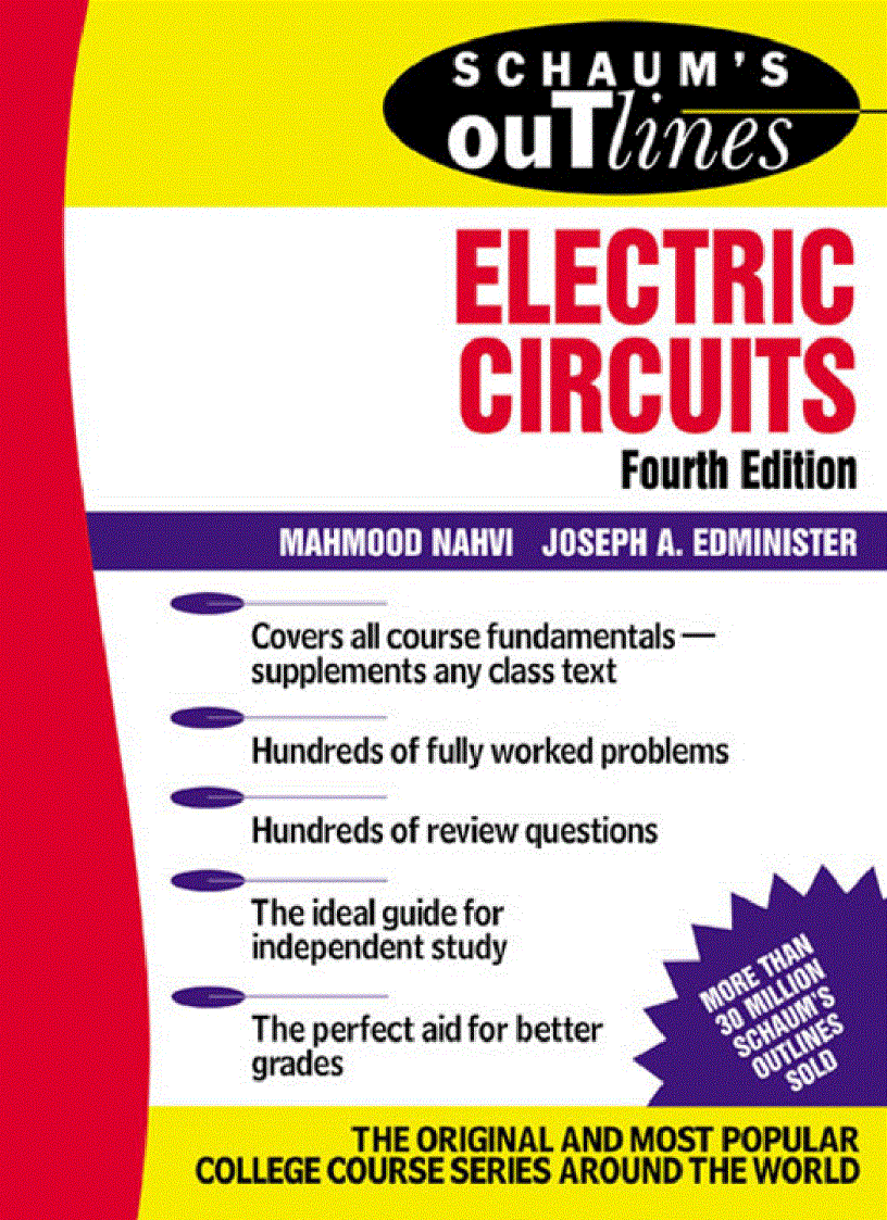 Schaum s Outline of Electric Circuits Fourth Edition
