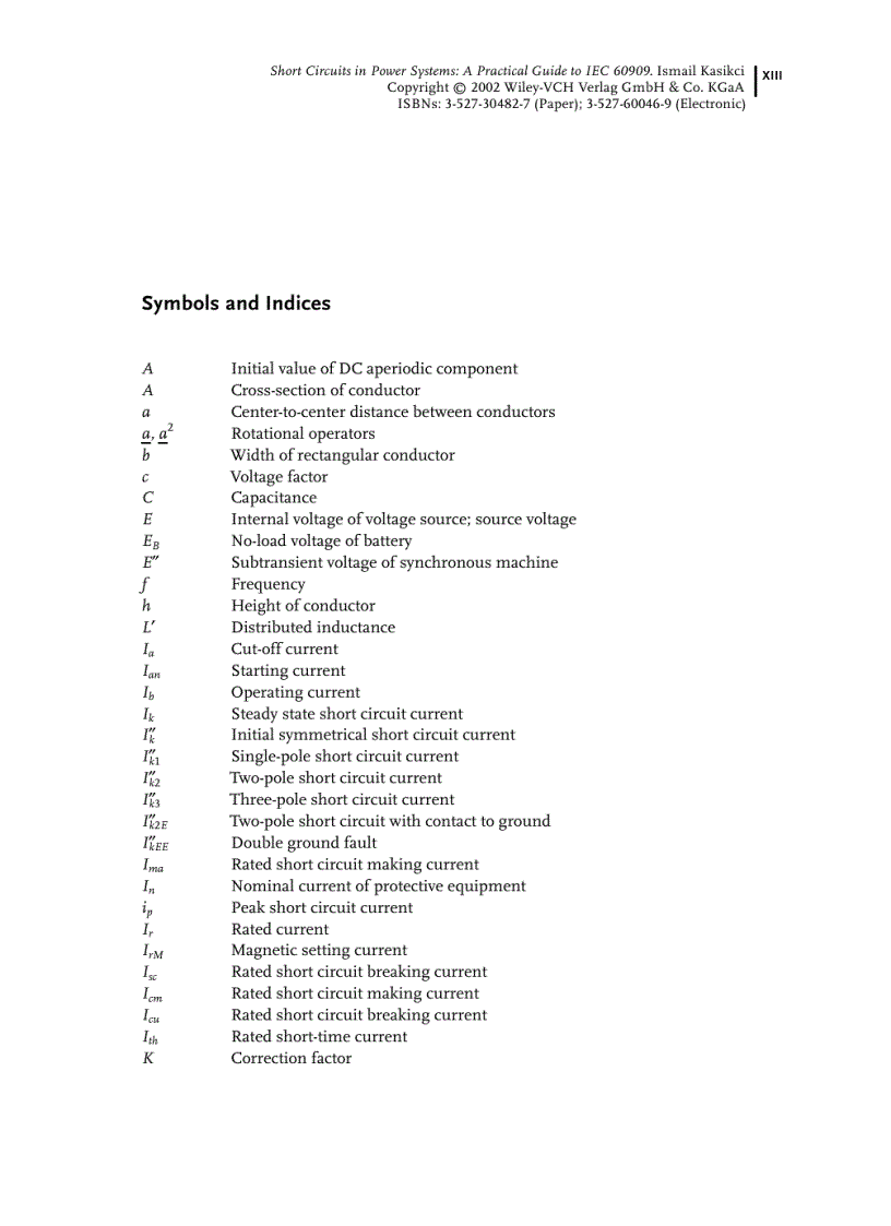 image for page Short Circuits in Power Systems