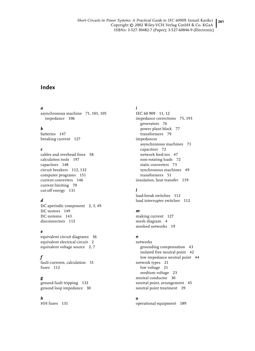 image for page Short Circuits in Power Systems