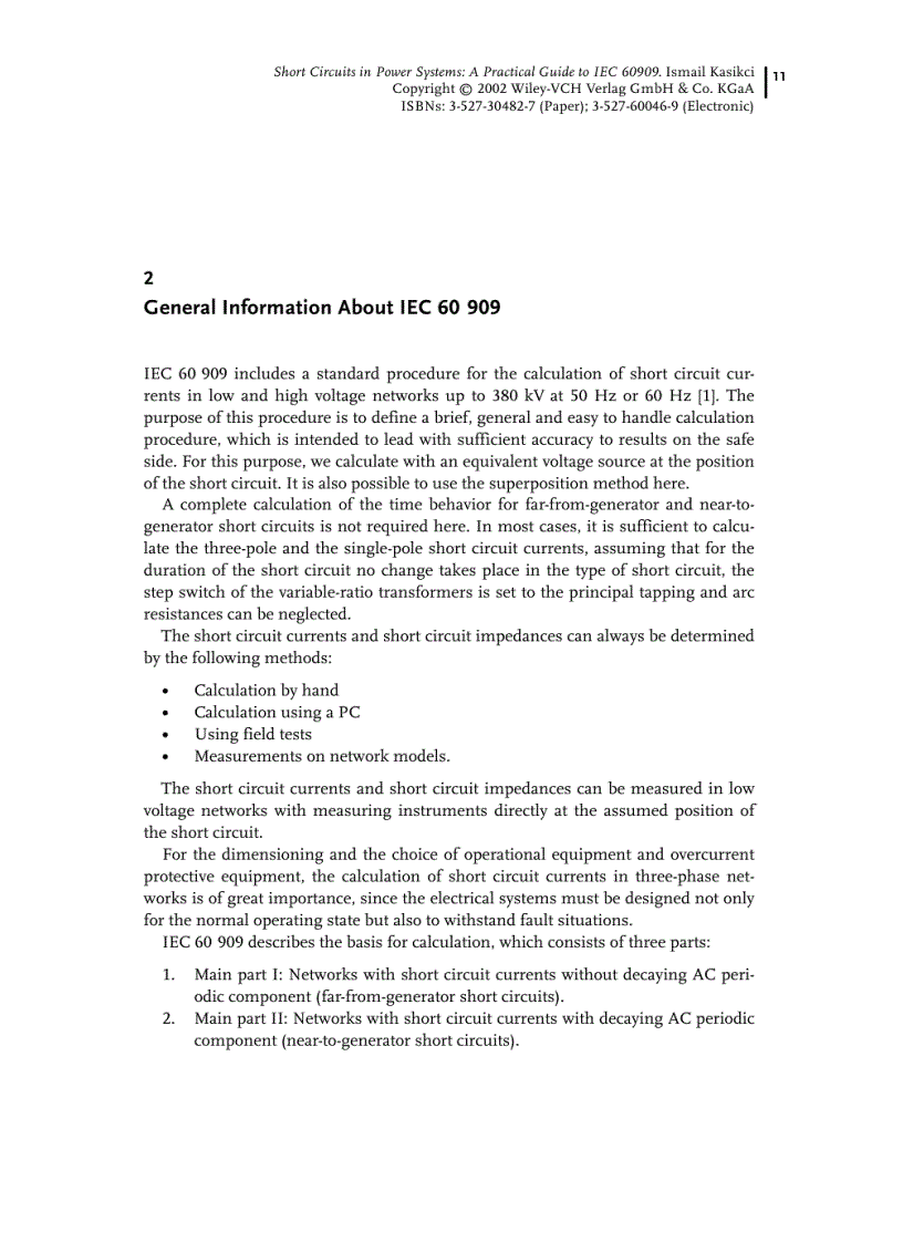 image for page Short Circuits in Power Systems