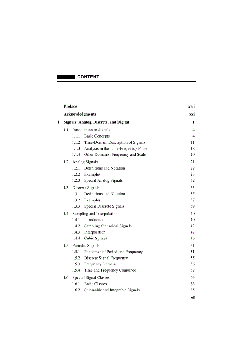 Signal Analysis Time Frequency Scale and Structure