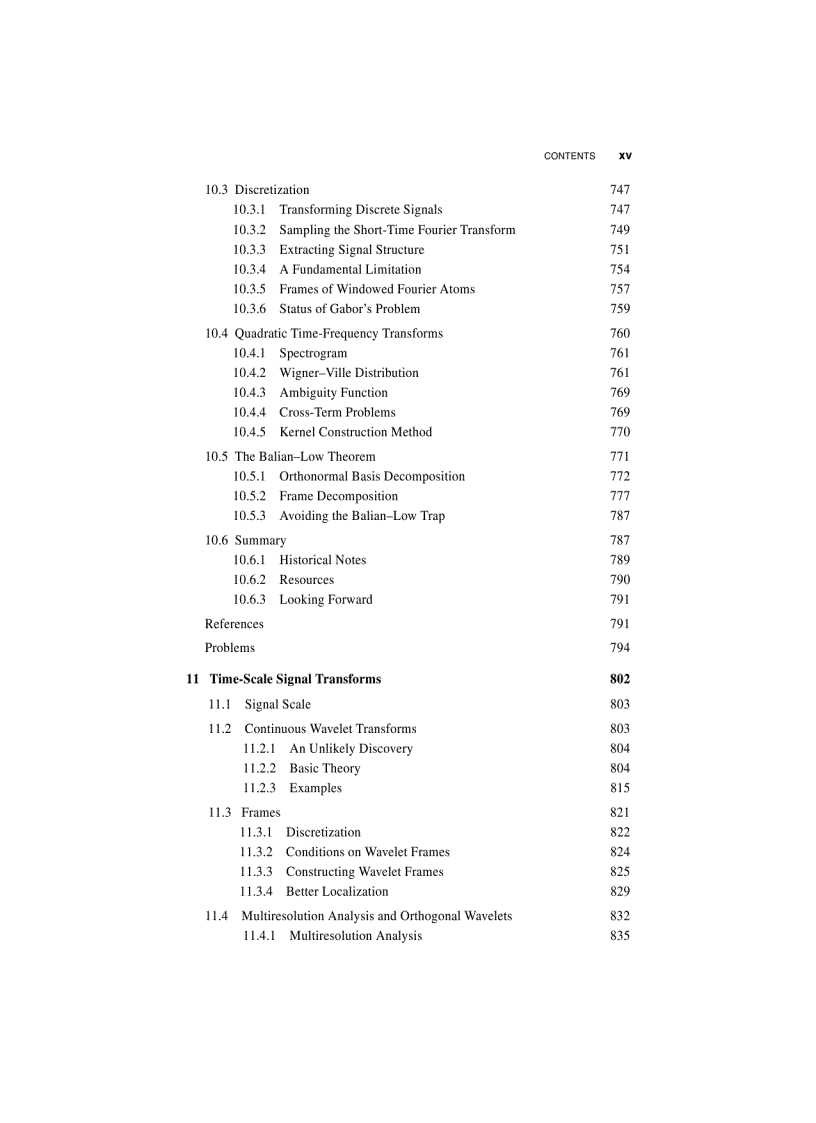 image for page Signal Analysis Time Frequency Scale and Structure