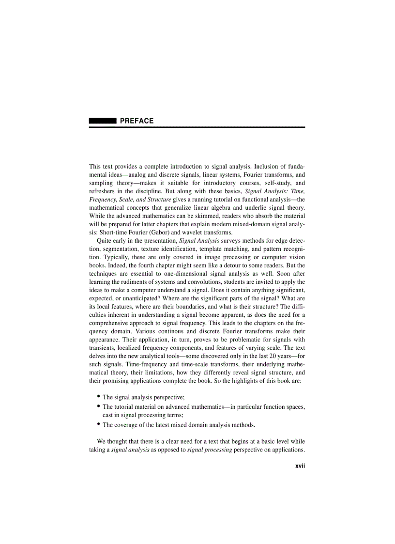 image for page Signal Analysis Time Frequency Scale and Structure