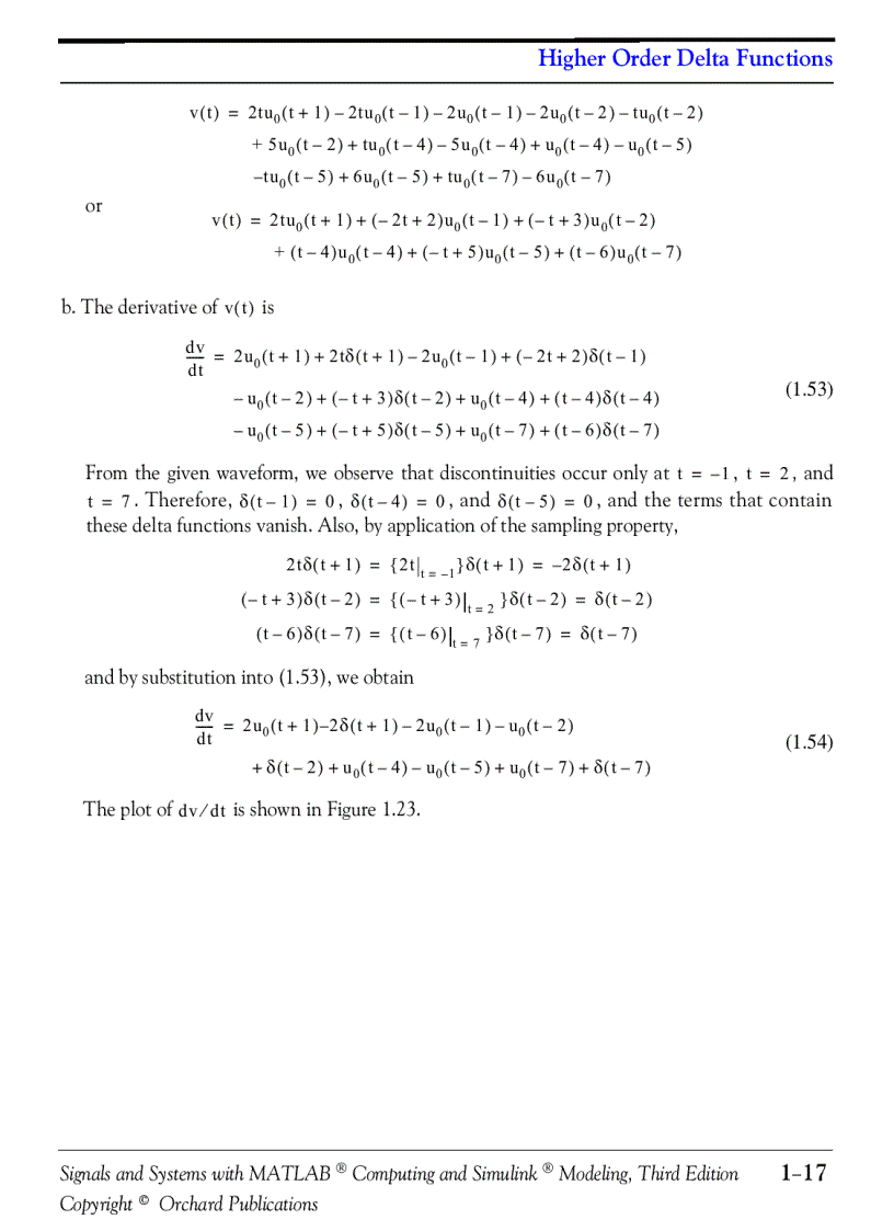 image for page Signals and Systems with MATLAB Computing and Simulink Modeling 3rd Ed