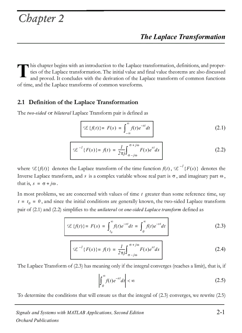 image for page Signals And Systems With MATLAB