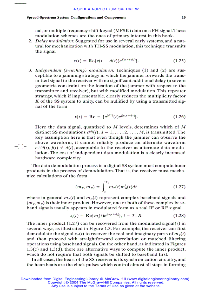 image for page Spread Spectrum Communications Handbook Electronic Edition